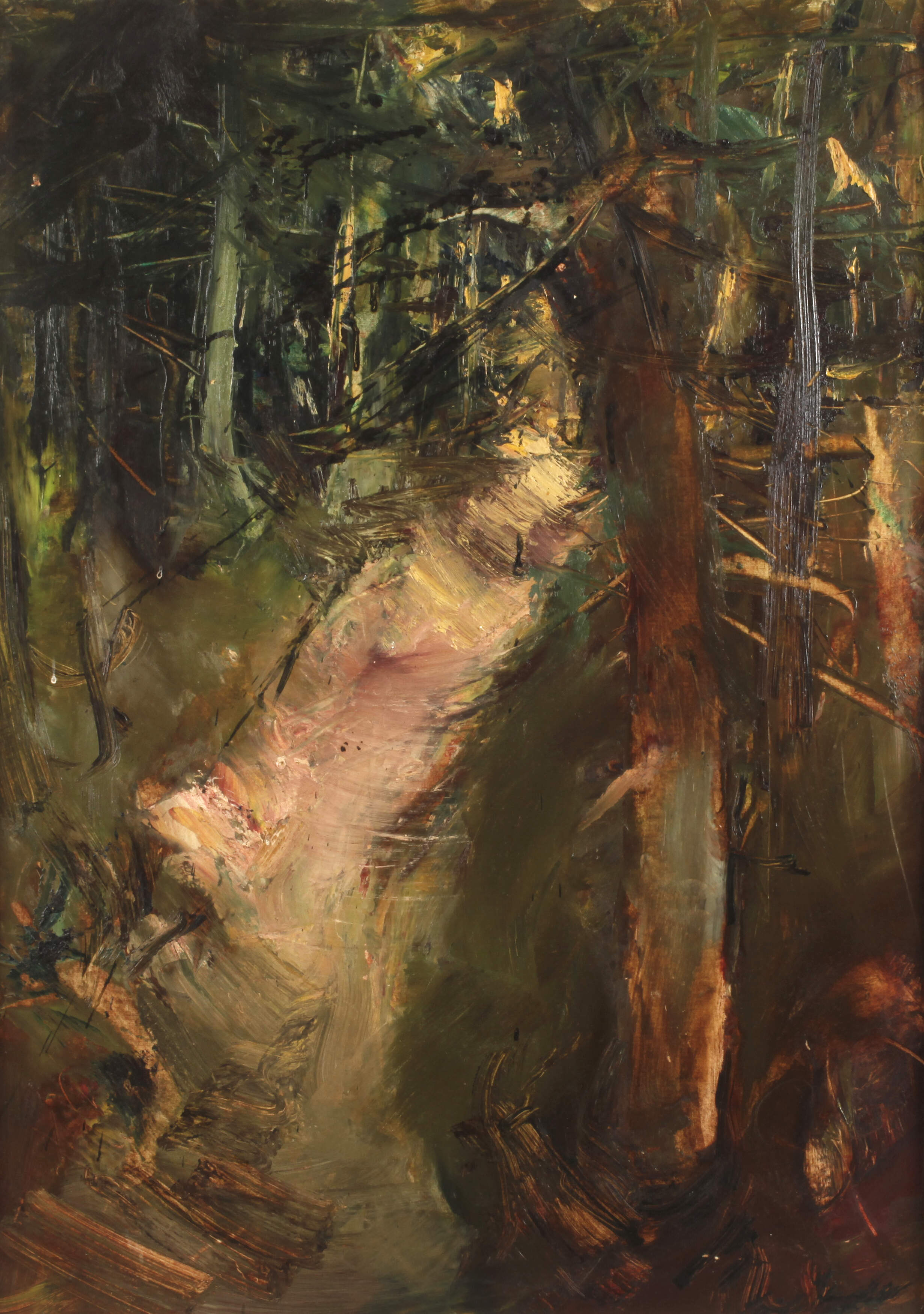 Friedrich von Bömches, Sonniger Waldweg