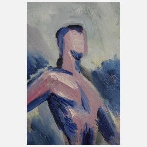 Tanzende Männerakte