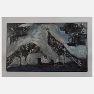 Monogrammist, Abstraktes Vogelpaar