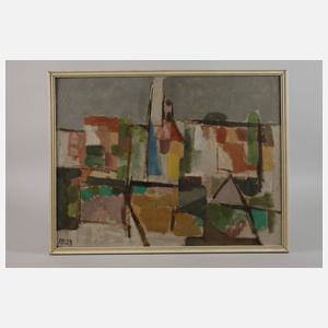 Monogrammist, Paar abstrakte Stillleben