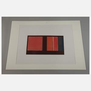 Konvolut abstrakte Gemälde