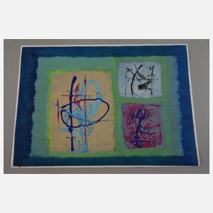 Konvolut abstrakte Gemälde