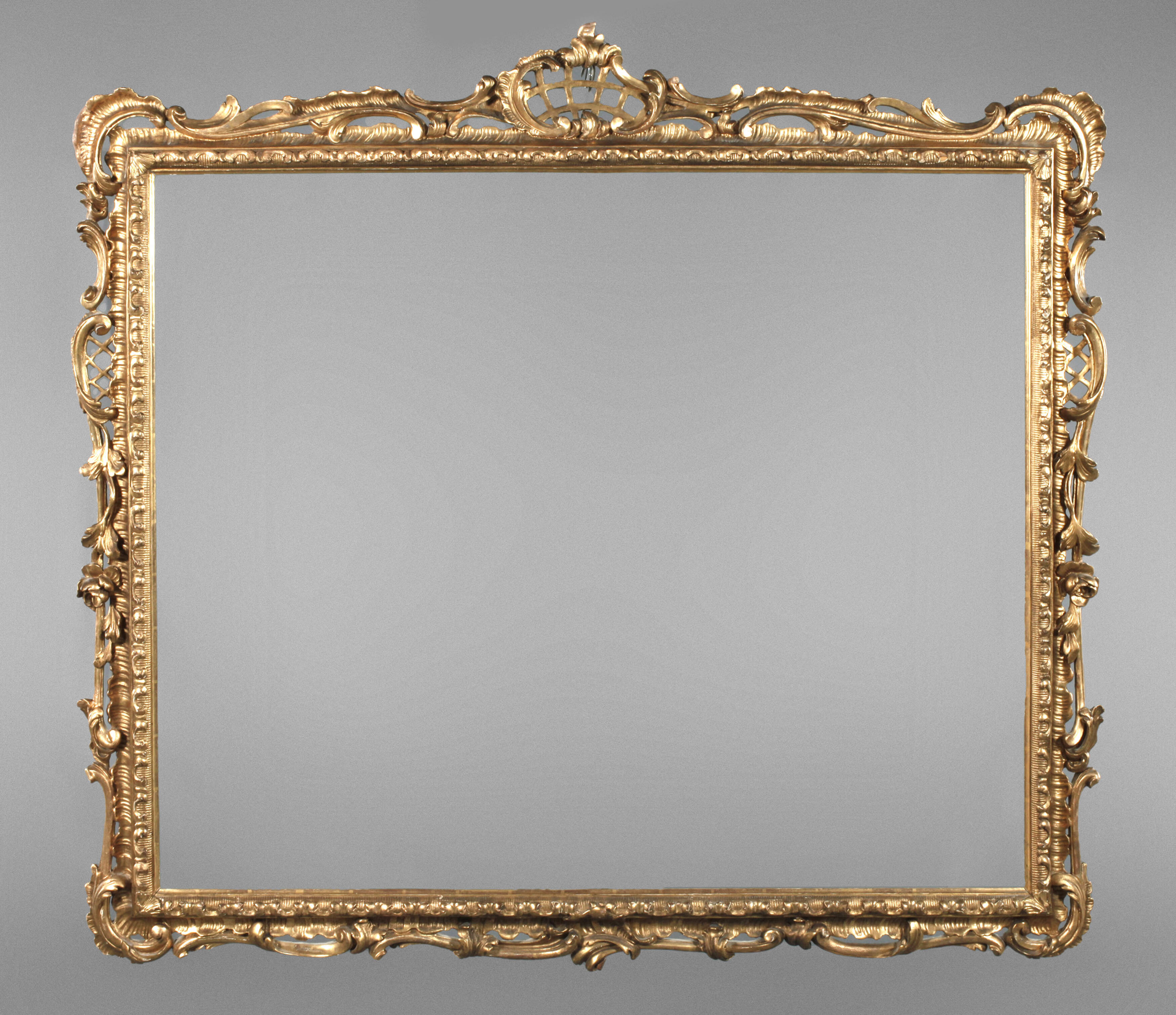 Großer geschnitzter Rokokorahmen
