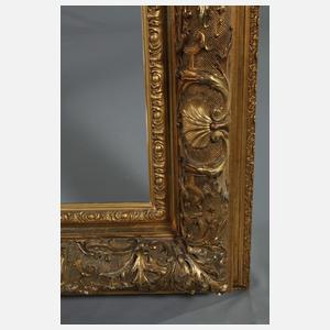 Großer Goldstuckrahmen Historismus