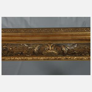 Großer Goldstuckrahmen Historismus