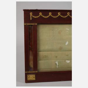 Jugendstilrahmen mit Bronzeapplikationen