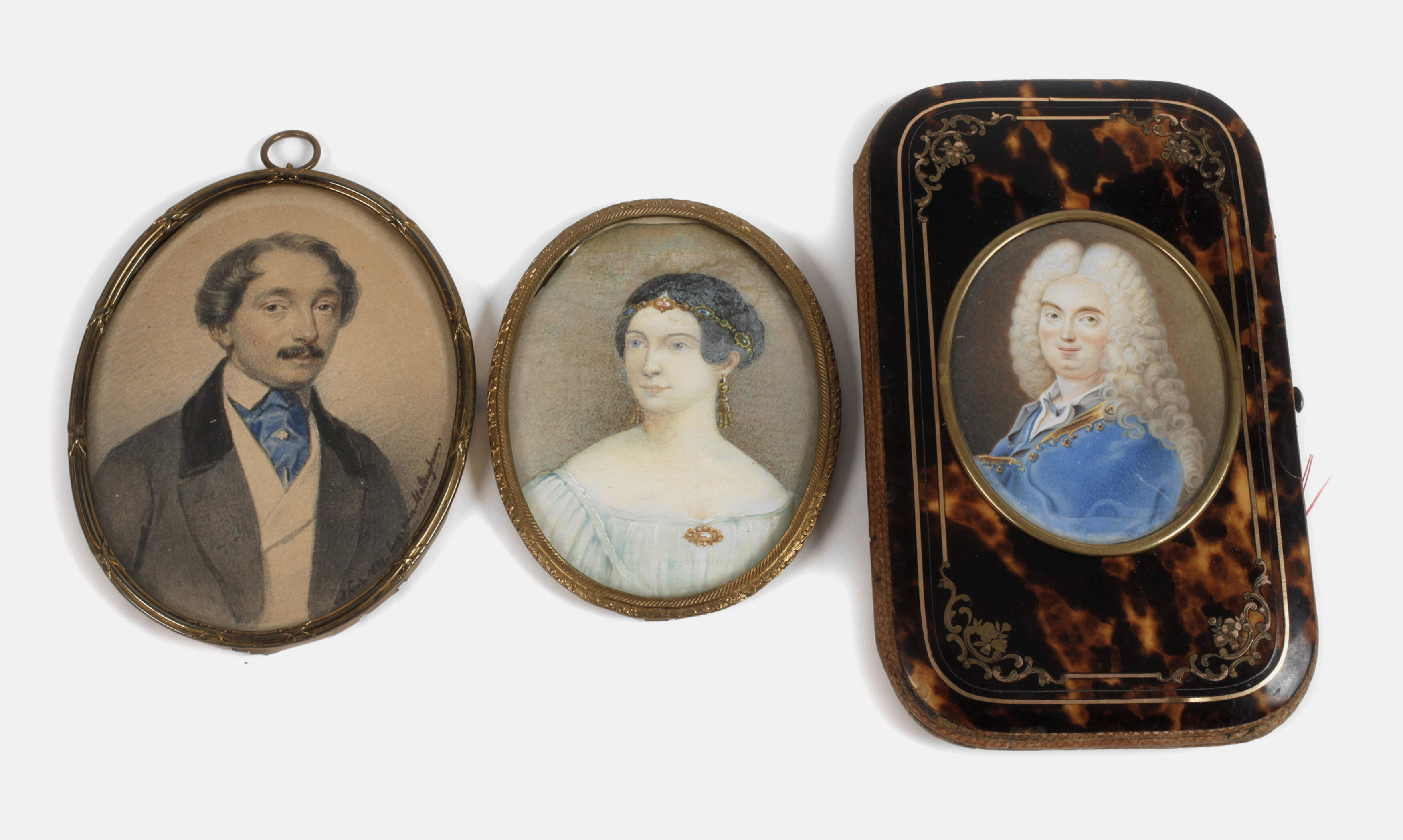 Drei Miniaturbildnisse