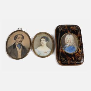 Drei Miniaturbildnisse