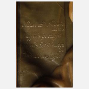 Wachsbild Isaac Newton