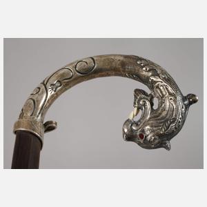 Spazierstock Silber