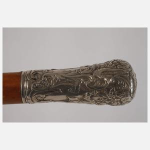 Spazierstock Silber