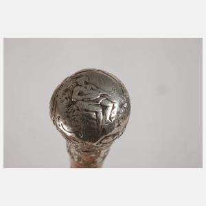 Spazierstock Silber