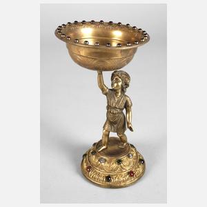 Figürliche Anbietschale Historismus