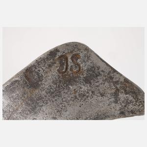 Fünf historische Küchenbeile