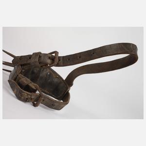 Ledergeschirr mit Dornen