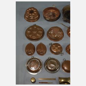 Großes Konvolut Küchenkupfer