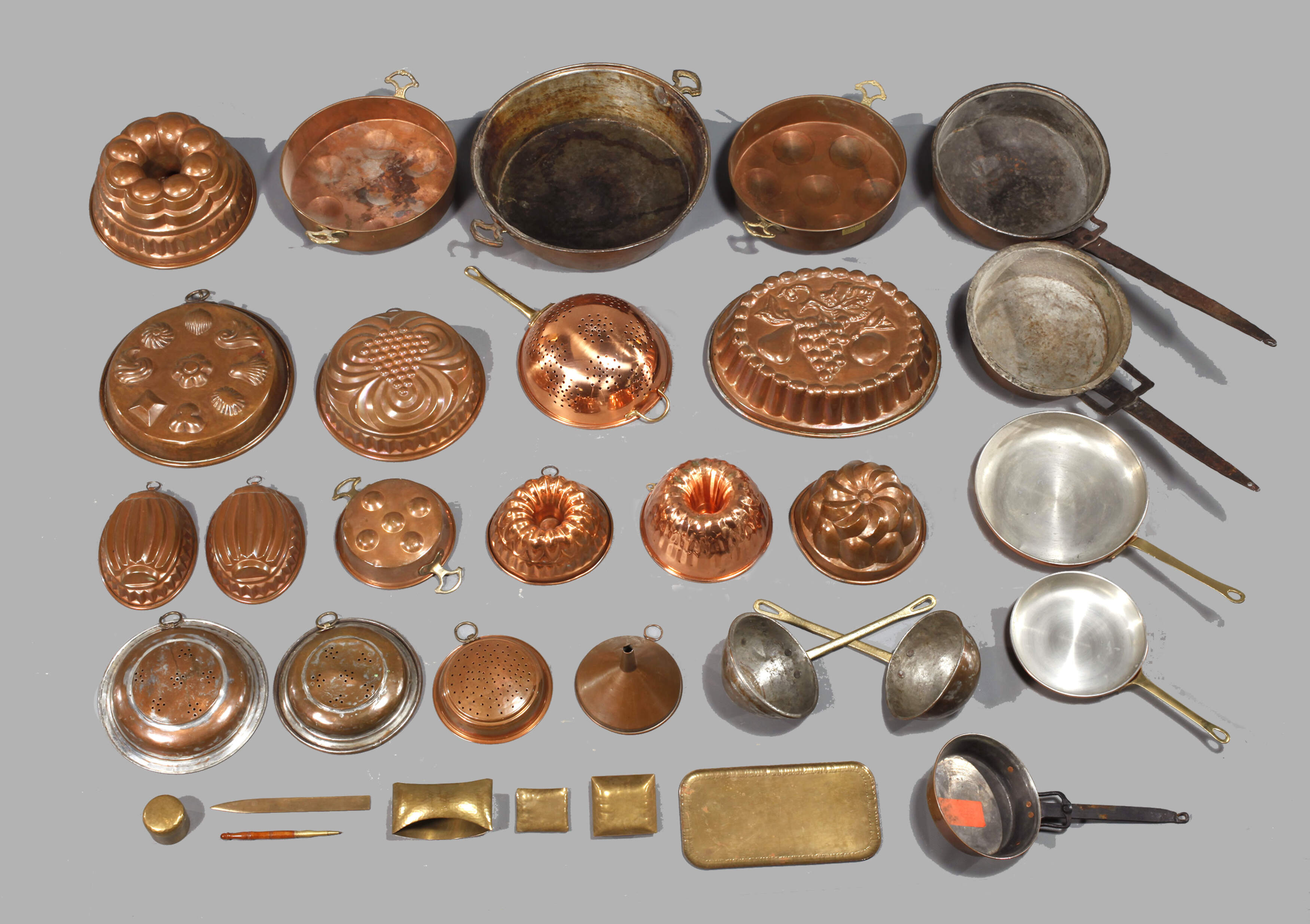 Großes Konvolut Küchenkupfer