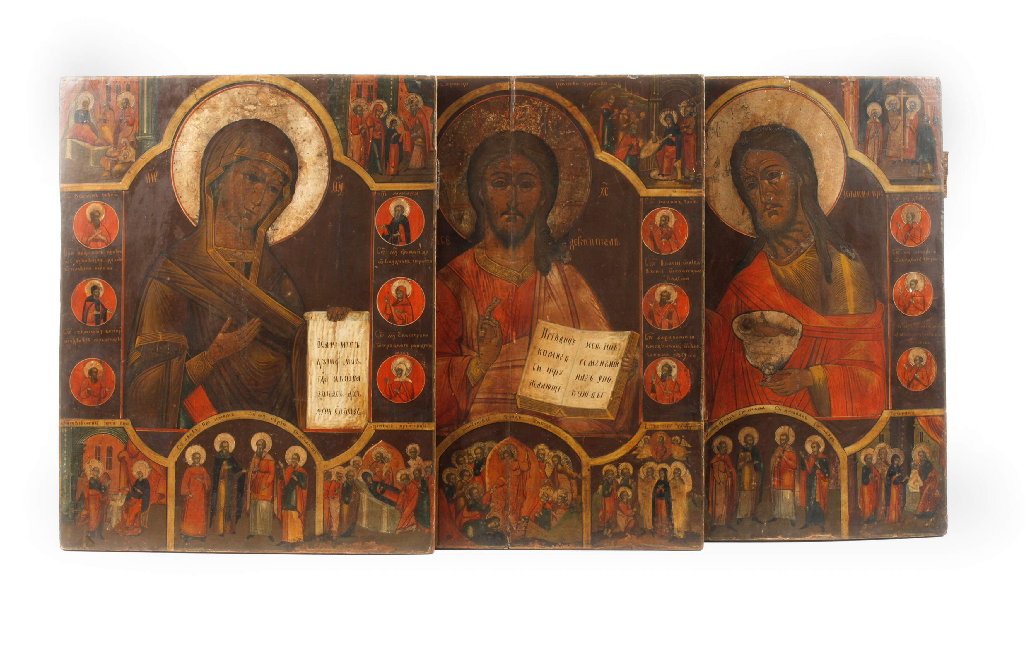 Drei Mehrfelderikonen