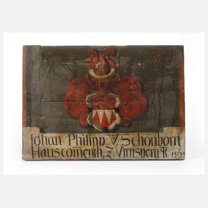 Historische Wappentafel