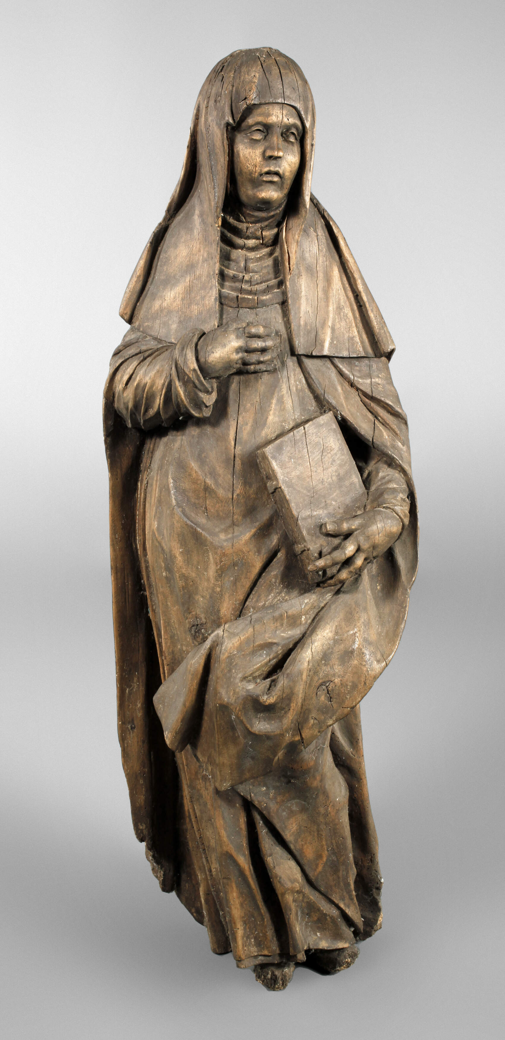 Geschnitzte Heiligenplastik