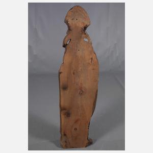 Geschnitzte Heiligenplastik