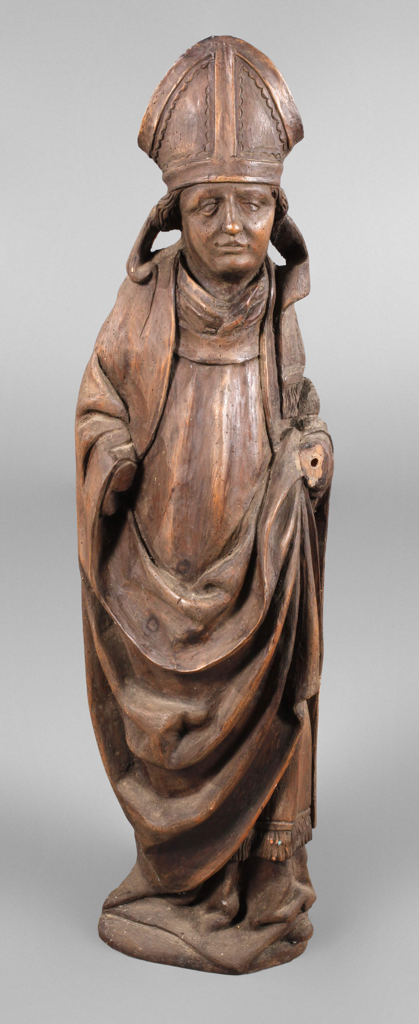 Geschnitzte Heiligenplastik