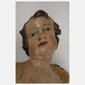 Paar barocke Schwebeengel