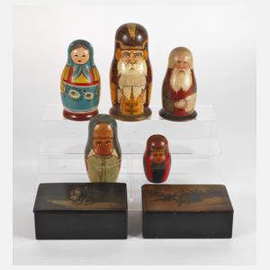 Konvolut russisches Kunsthandwerk