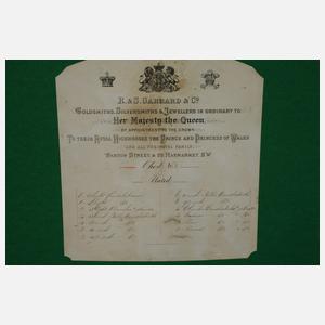 Transportkiste für ein Silberservice