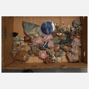 Mineraliensammlung weltweit