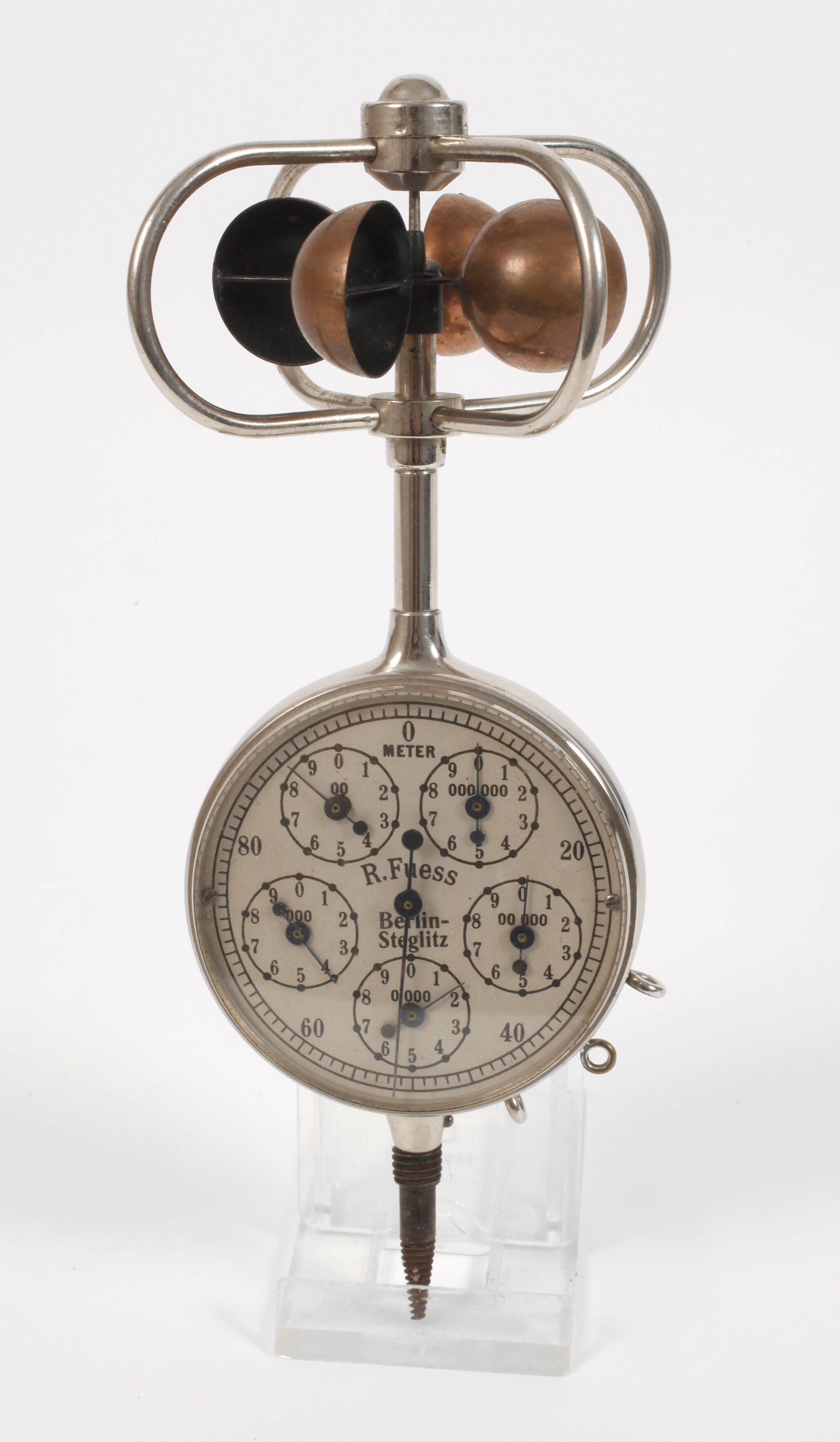 Schalenkreuzanemometer Rudolf Fuess