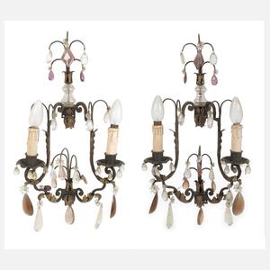 Paar Wandlampen Venetien