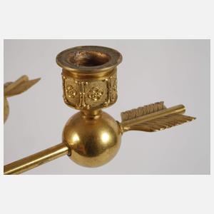 Paar Wandleuchter Empire