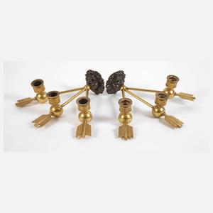 Paar Wandleuchter Empire