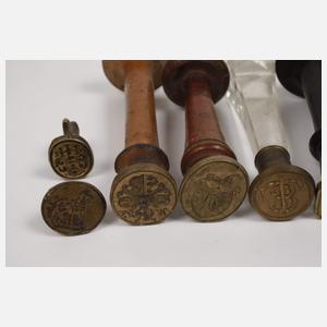 Konvolut Siegel und Petschafte