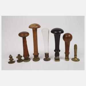 Konvolut Siegel und Petschafte