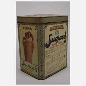 Vier Werbedosen Suchard