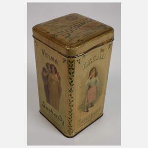 Vier Werbedosen Suchard