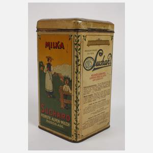 Vier Werbedosen Suchard