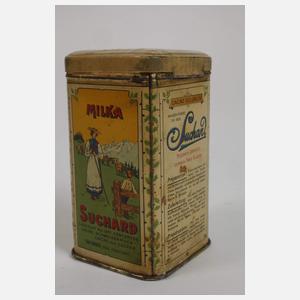 Vier Werbedosen Suchard