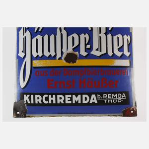 Emailleschild Häußer