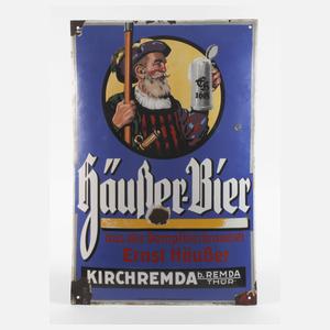 Emailleschild Häußer