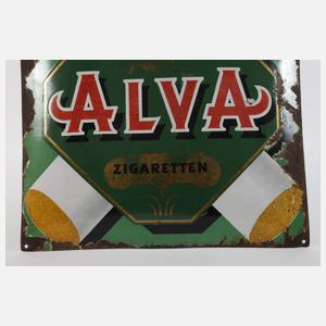 Emailleschild Alva