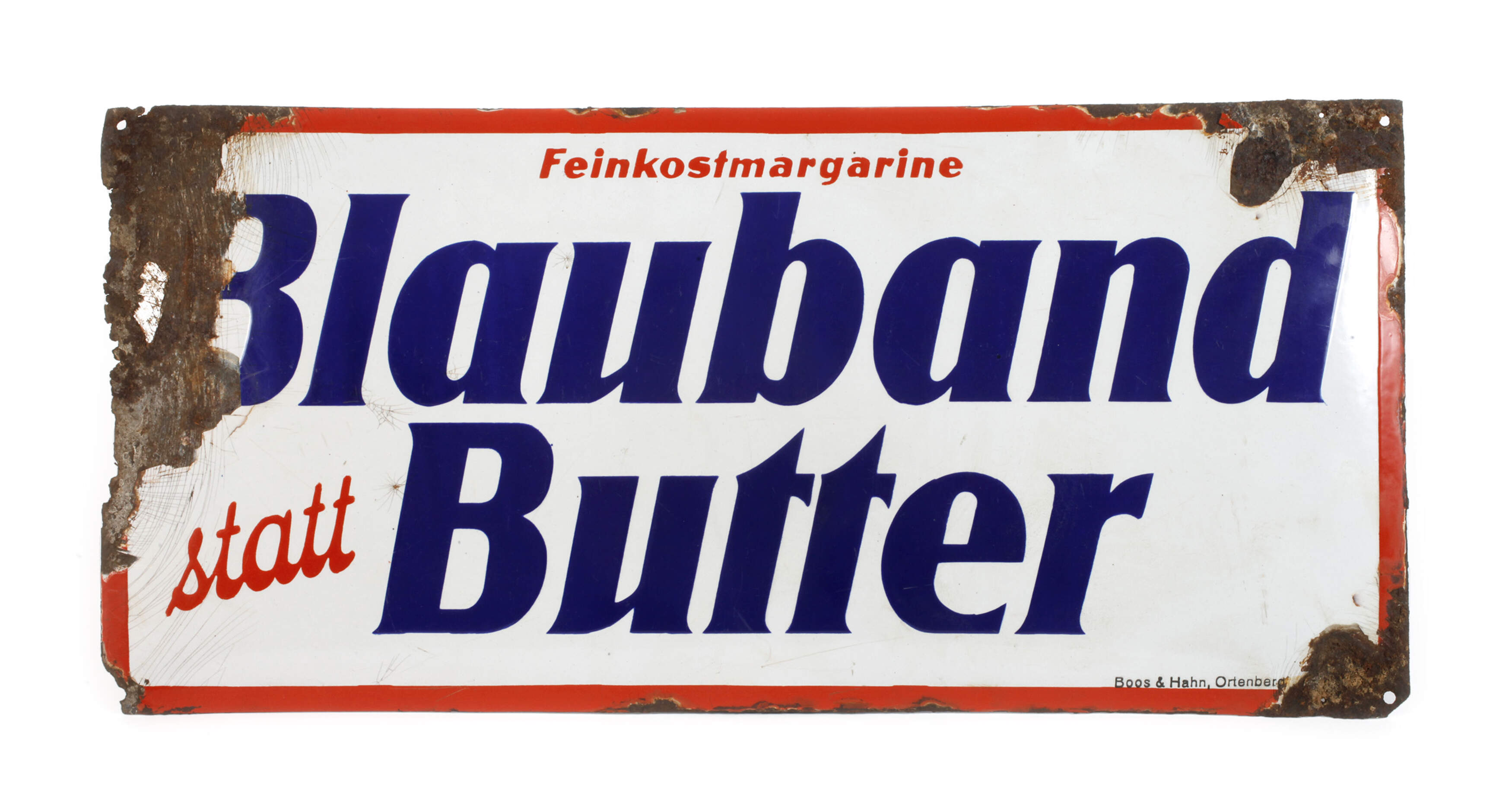 Emailleschild Blauband