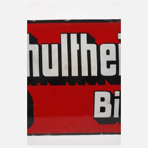 Emailleschild Schultheiss