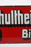 Emailleschild Schultheiss