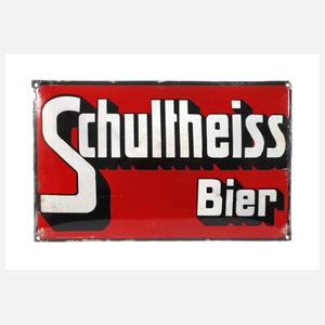 Emailleschild Schultheiss