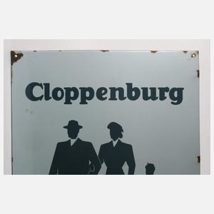 Emailleschild Cloppenburg
