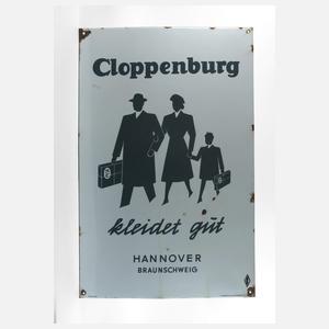Emailleschild Cloppenburg