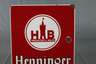 Emailleschild Henninger